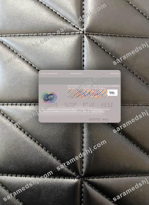 Tuvalu National Bank of Tuvalu mastercard photolook back